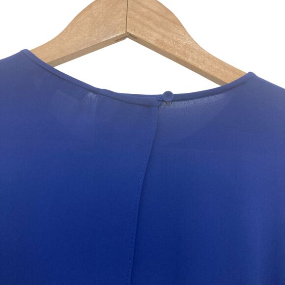 BCBGMAXAZRIA Marcee Royal Blue Wide-Leg Jumpsuit 6 - Picture 8 of 16